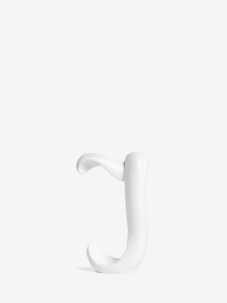 White White Ribbon Monogram Ornament - Image 11 of 27