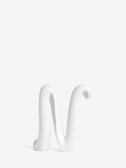 White White Ribbon Monogram Ornament - Image 15 of 27