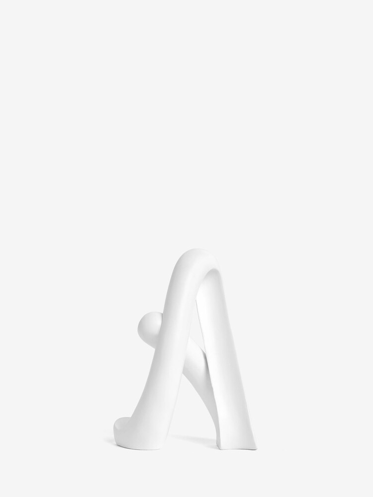 White White Ribbon Monogram Ornament - Image 2 of 27