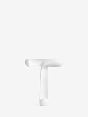 White White Ribbon Monogram Ornament - Image 20 of 27