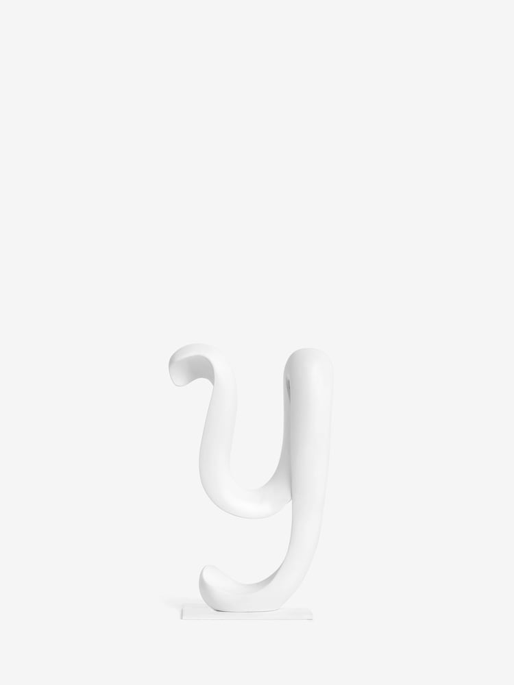 White White Ribbon Monogram Ornament - Image 22 of 27