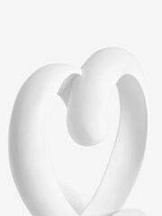 White White Ribbon Monogram Ornament - Image 27 of 27