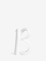 White White Ribbon Monogram Ornament - Image 3 of 27