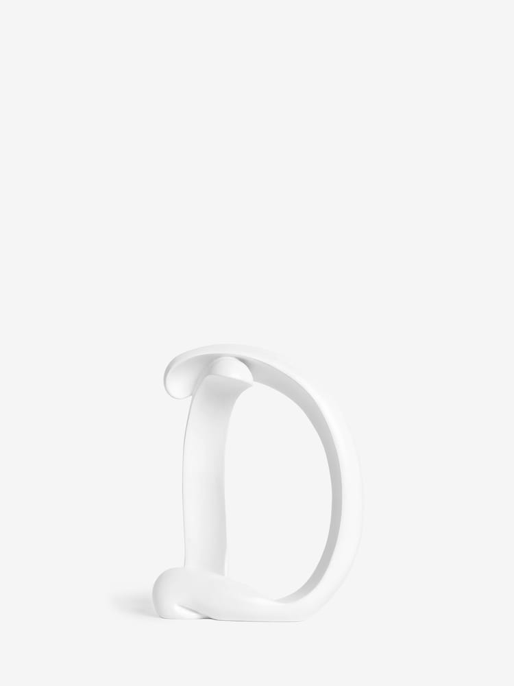 White White Ribbon Monogram Ornament - Image 5 of 27