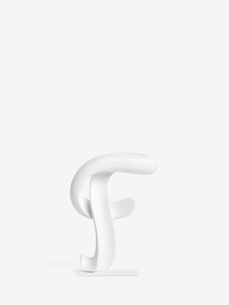 White White Ribbon Monogram Ornament - Image 7 of 27