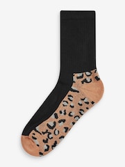 Animal Print Next Active Sports Walking Ankle Socks 2 Pack - Image 3 of 3