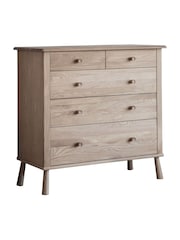 Gallery Home Brown Virginia 5 Drawer Chest - Image 3 of 3