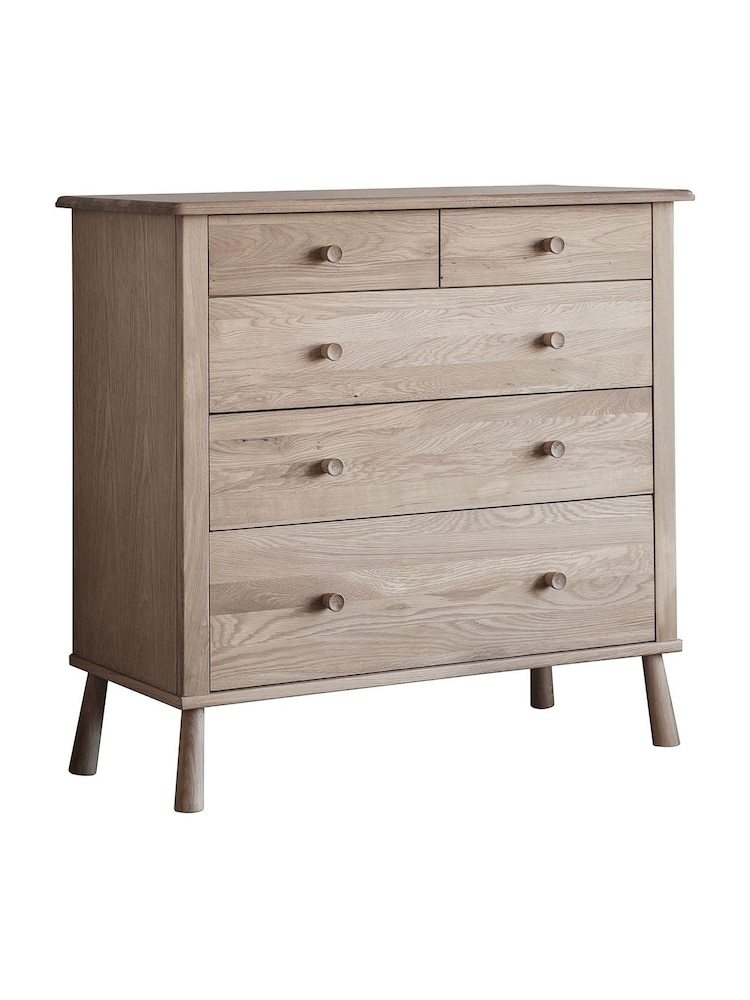 Gallery Home Brown Virginia 5 Drawer Chest - Image 3 of 3