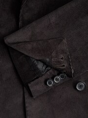 Reiss Chocolate Holborn Double Breasted Fine Cord Regular Fit Blazer - Image 8 of 10