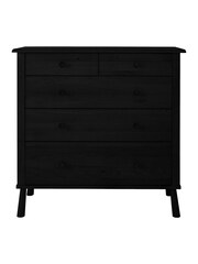 Gallery Home Black Virginia 5 Drawer Chest - Image 2 of 2
