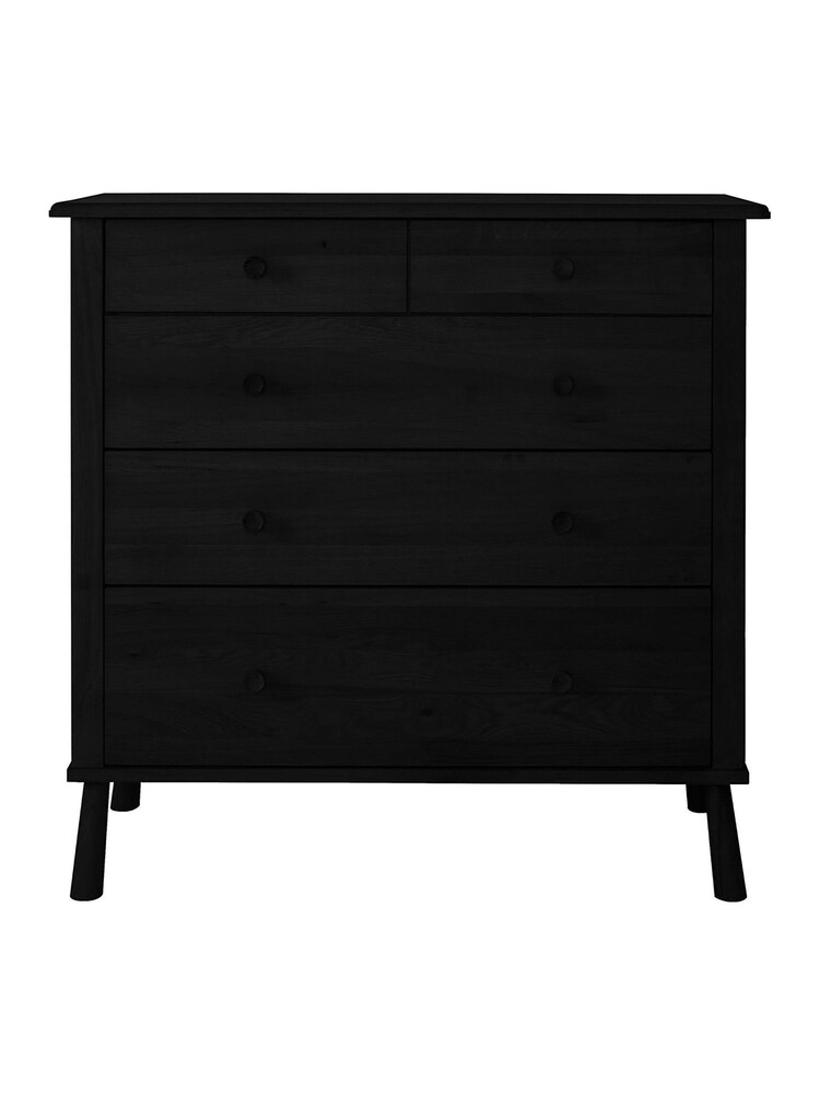 Gallery Home Black Virginia 5 Drawer Chest - Image 2 of 2