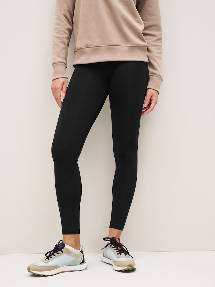 High Waist Black Next Full Length Leggings - Image 1 of 5