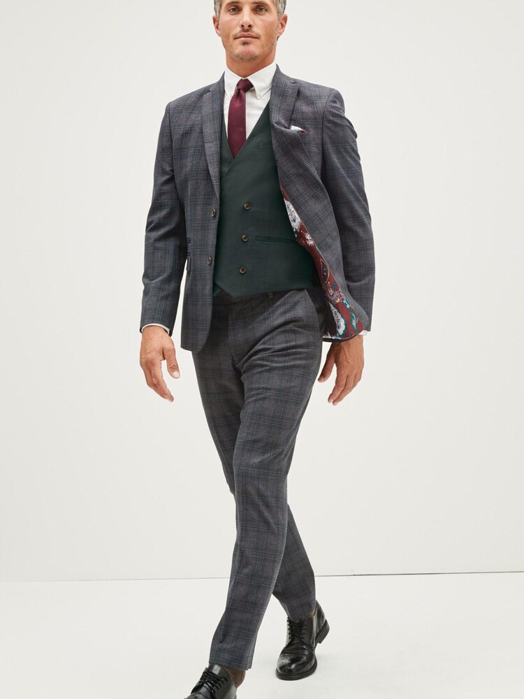 Green Double Breasted: Waistcoat - Image 2 of 8