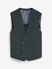 Green Double Breasted: Waistcoat - Image 5 of 8