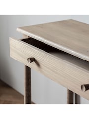 Gallery Home Light Wood Virginia Dressing Table With Drawer - Image 2 of 3