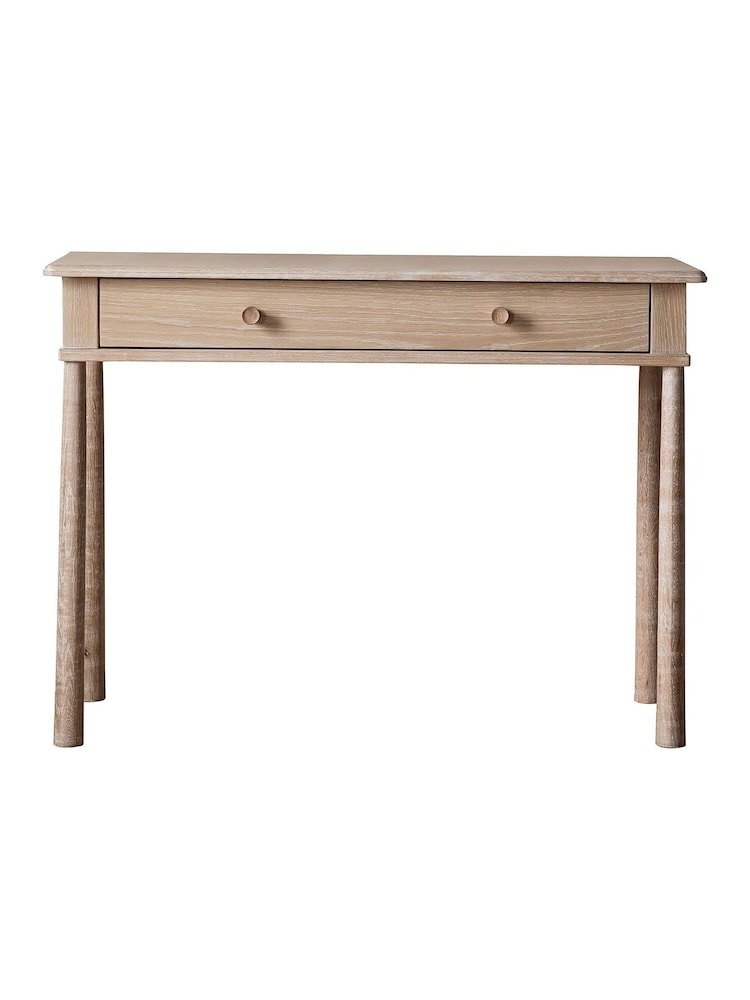 Gallery Home Light Wood Virginia Dressing Table With Drawer - Image 3 of 3