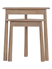 Gallery Home Brown Virginia Nest of 2 Tables - Image 5 of 5