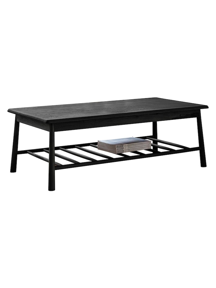 Gallery Home Black Virginia Rectangle Coffee Table - Image 2 of 2