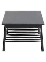 Gallery Home Black Virginia Rectangle Coffee Table - Image 4 of 6