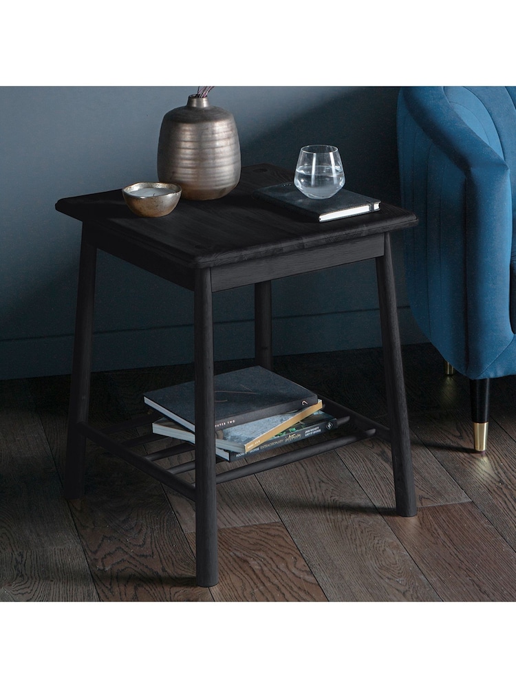 Gallery Home Black Virginia Side Table - Image 1 of 2