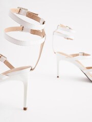 White Forever Comfort® Multi Strap Sandals - Image 10 of 10