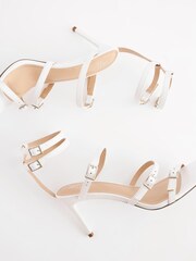 White Forever Comfort® Multi Strap Sandals - Image 9 of 10