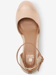 Rose Gold Extra Wide Fit Forever Comfort® Closed Toe Wedges - Image 5 of 6