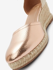 Rose Gold Extra Wide Fit Forever Comfort® Closed Toe Wedges - Image 6 of 6
