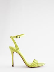 Lime Green Forever Comfort® Barely There Stiletto Sandals - Image 6 of 9