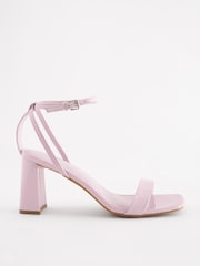 Lilac Purple Forever Comfort® Block Heel Sandals - Image 3 of 7