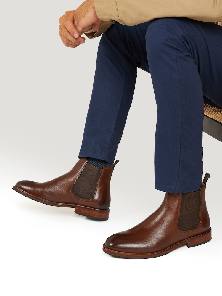 Jones Bootmaker Deakin Leather Mens Chelsea Boots - Image 1 of 4