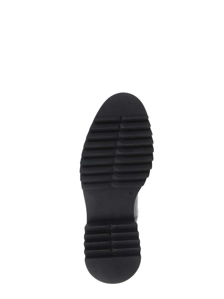Jones Bootmaker Black Trieste Chunky Ladies Leather Chelsea Boots - Image 5 of 5