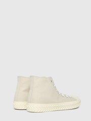Schuh Natural Mckenna High Top Lace Up Trainers - Image 3 of 4