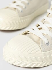 Schuh Natural Mckenna High Top Lace Up Trainers - Image 4 of 4