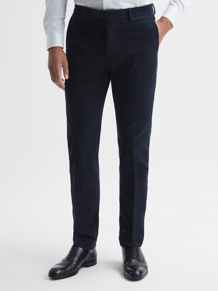 Pantalones de corte slim en molesquín Spark de Reiss - Imagen 1 de 6