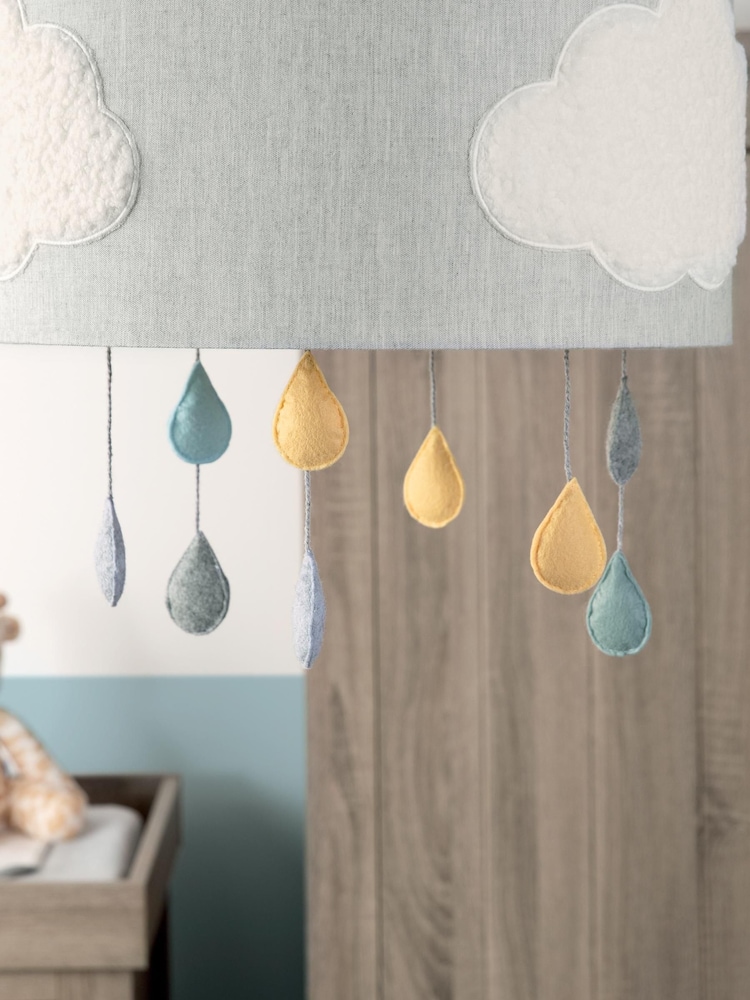 Mamas & Papas Cloud Dream 100% Cotton Upon A Lampshade - Image 4 of 4