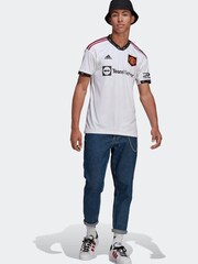adidas White Blank Manchester United 22/23 Away Adult Jersey - Image 3 of 9