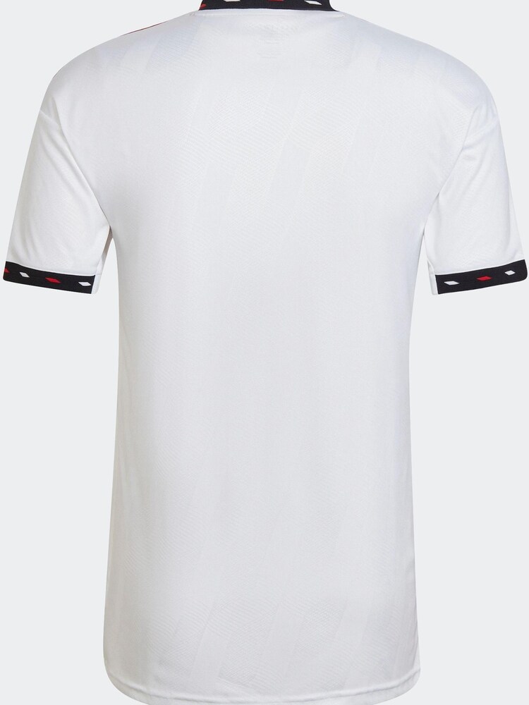 adidas White Blank Manchester United 22/23 Away Adult Jersey - Image 9 of 9