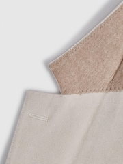 Reiss Stone Spark Single Breasted Slim Fit Moleskin Blazer - Image 9 of 9