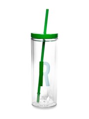 kate spade new york Clear Sparks Of Joy Initial Tumbler - R - Image 1 of 1