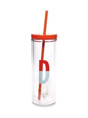 Kate Spade New York - Clear Sparks Of Joy - Bicchiere tumbler con iniziale - D - Image 1 of 1