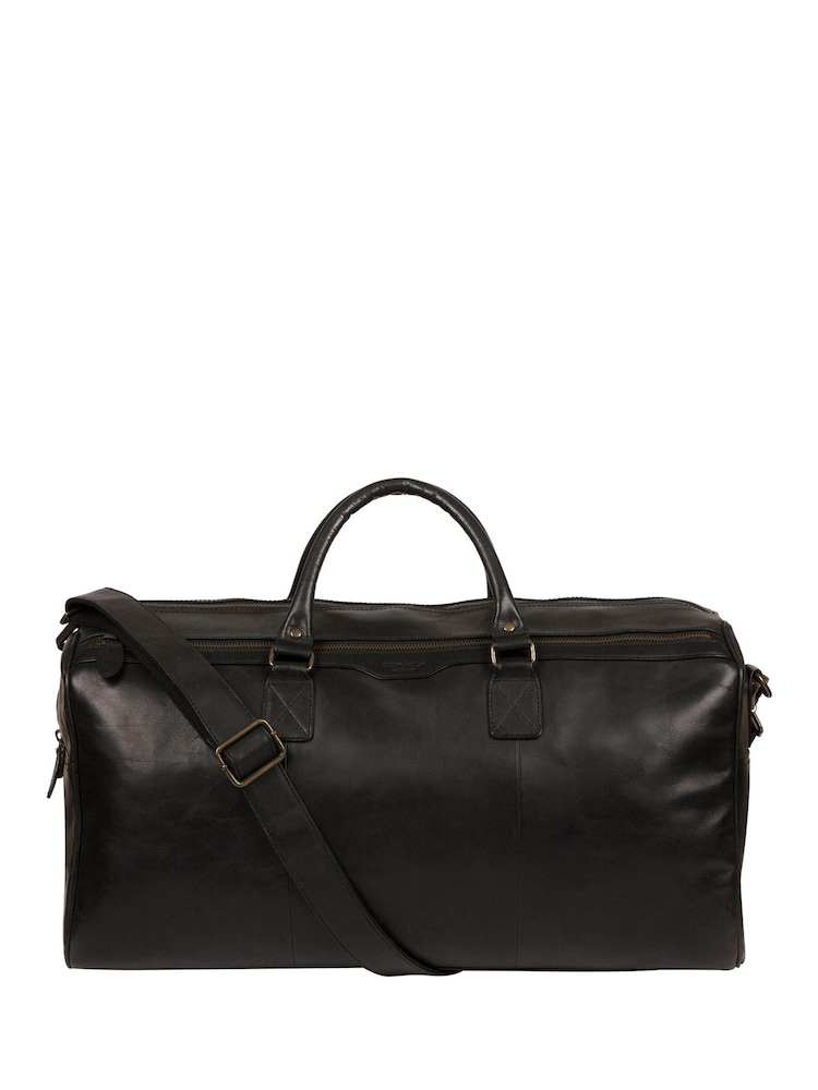 Conkca Edu Leather Holdall - Image 1 of 4