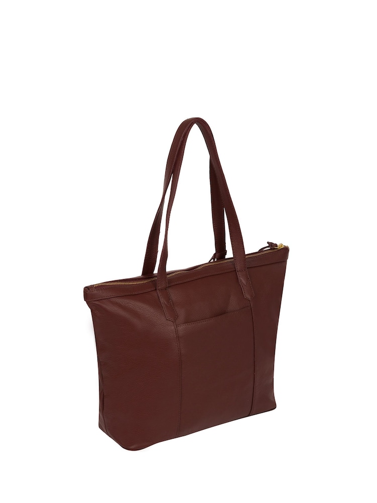 Cultured London Heston Leather Tote Bag - Image 4 of 5