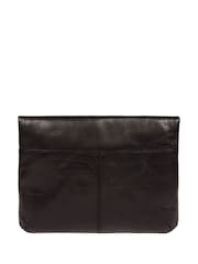 Schwarz - Conkca Flare Clutch aus Leder - Bild 3 von 4