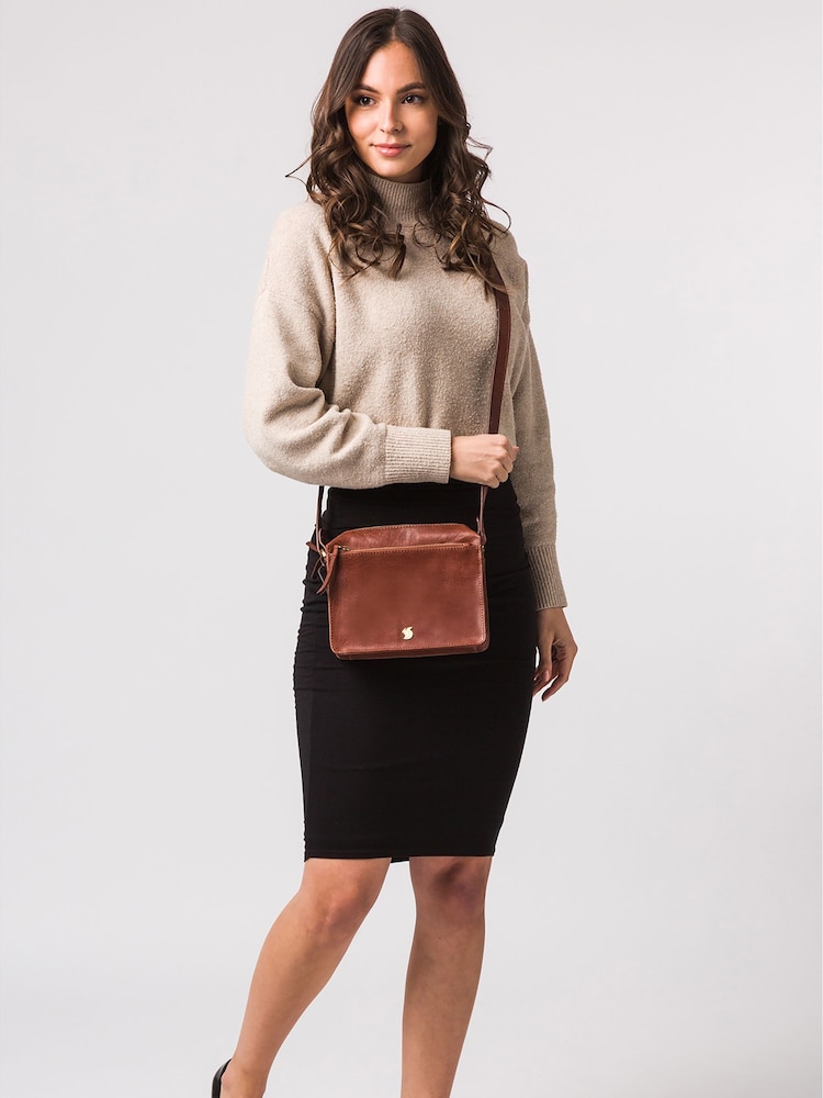 Conkca Aurora Leather Cross Body Bag - Image 7 of 7