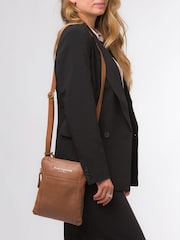 Pure Luxuries London Maisie Leather Cross-Body Bag - Image 1 of 6