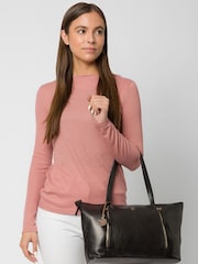 Conkca Clover Leather Tote Bag - Image 6 of 6