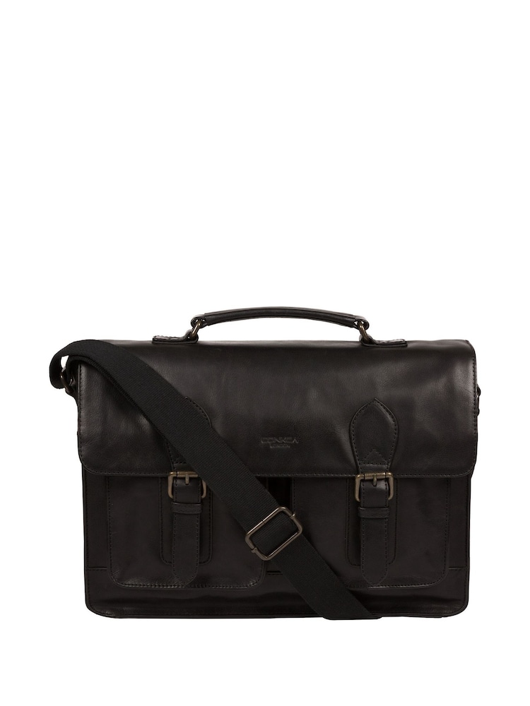 Conkca Pinter Leather Work Bag - Image 2 of 4