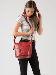 Conkca Kristin Leather Shoulder Bag - Image 3 of 7