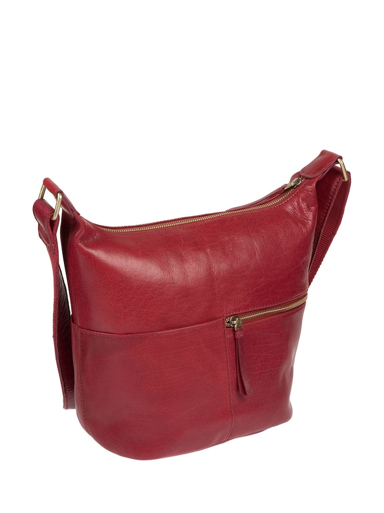 Conkca Kristin Leather Shoulder Bag - Image 5 of 7